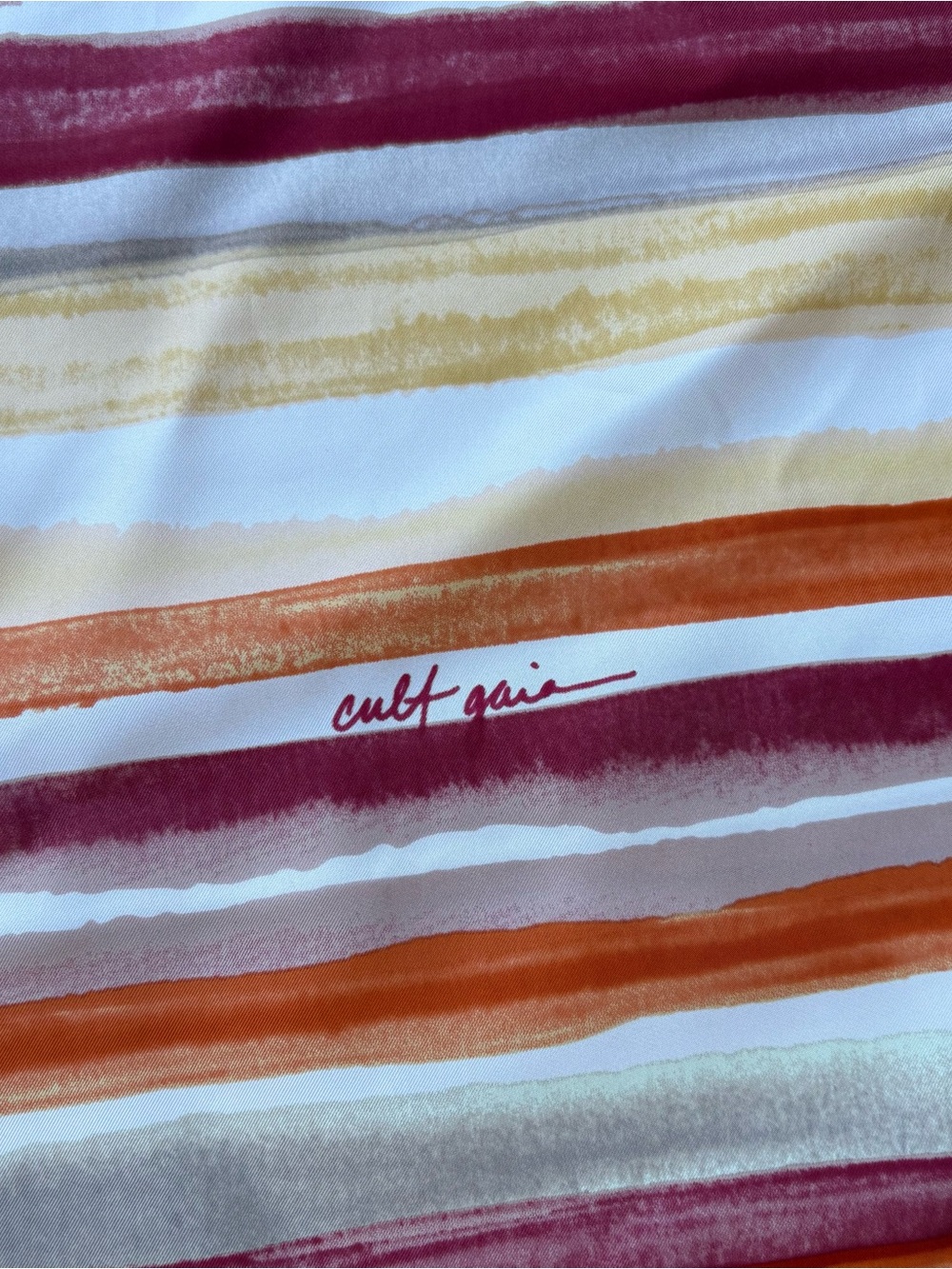 Cult Gaia Gaia’s silk scarf in jasper watercolor - Picture 5 of 6